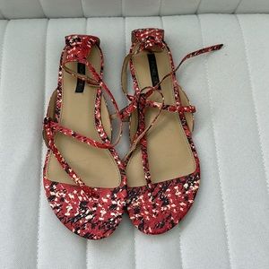 Cute straps sandals size 8